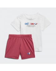 DRES DZIĘCIĘCY ADICOLOR SHORTS AND TEE SET 