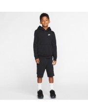 BLUZA JUNIORSKA NIKE HOODIE CZARNA