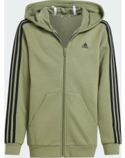 BLUZA JUNIORSKA ADIDAS U 3S FL FZ HOOD 