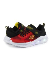 BUTY JUNIORSKIE SKECHERS METEOR LIGHT KRENDOX (401495L-RDBK)