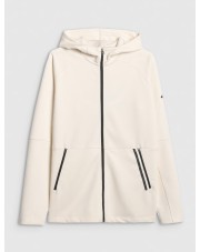 BLUZA DRESOWA MĘSKA 4F ROZPINANA Z KAPTUREM (4FWAW25TSWSM1865-11S)