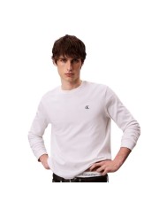 SWOBODNY T- SHIRT MĘSKI Z MONOGRAMEM CALVIN KLEIN  (LV04RD247G-YAF)