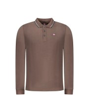 POLO NA DŁUGI RĘKAW MĘSKI NORAWY 1963 (848871-BROWN)