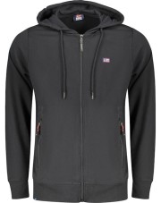 BLUZA MĘSKA CIENKA Z KAPTUR NORWAY 1963 (852742-BLACK)